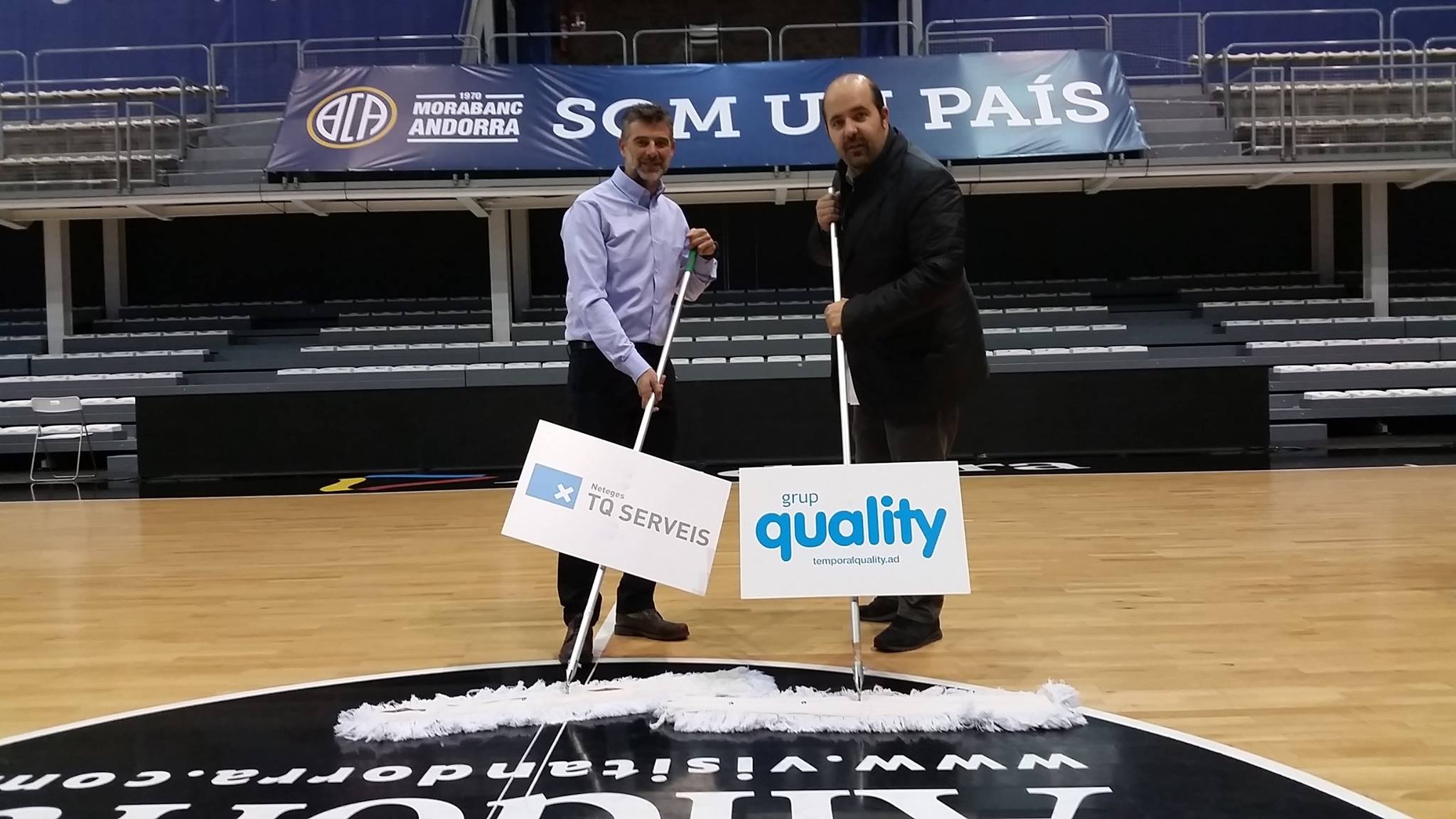 Acuerdo de colaboración Quality Temporal y Club de Basquet MoraBanc Andorra
